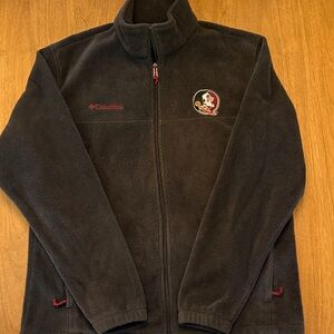 Columbia Men's Black FSU Fleece Jacket